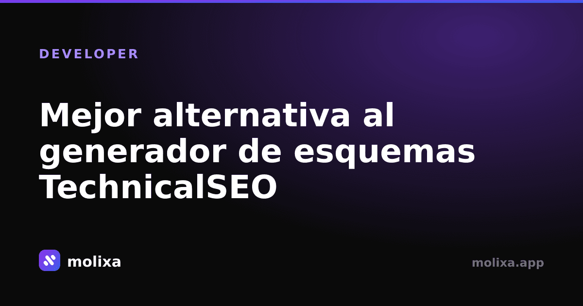 Mejor alternativa al generador de esquemas TechnicalSEO