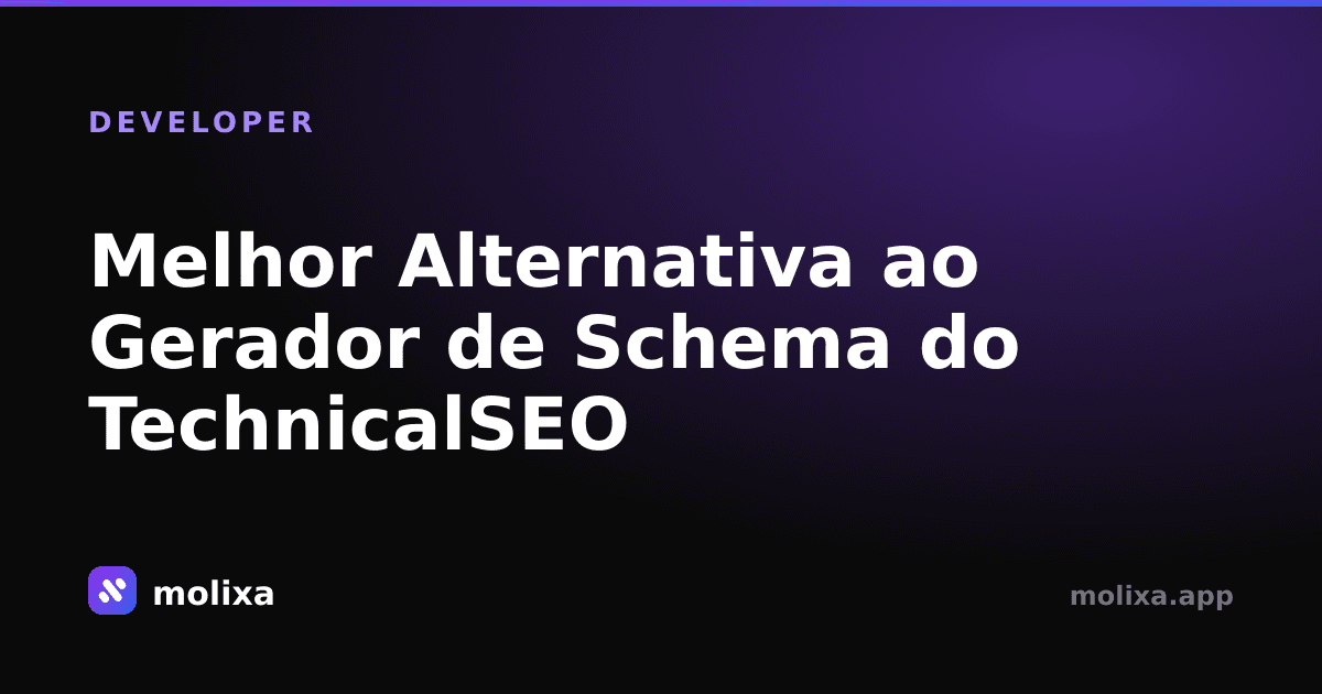 Melhor Alternativa ao Gerador de Schema do TechnicalSEO