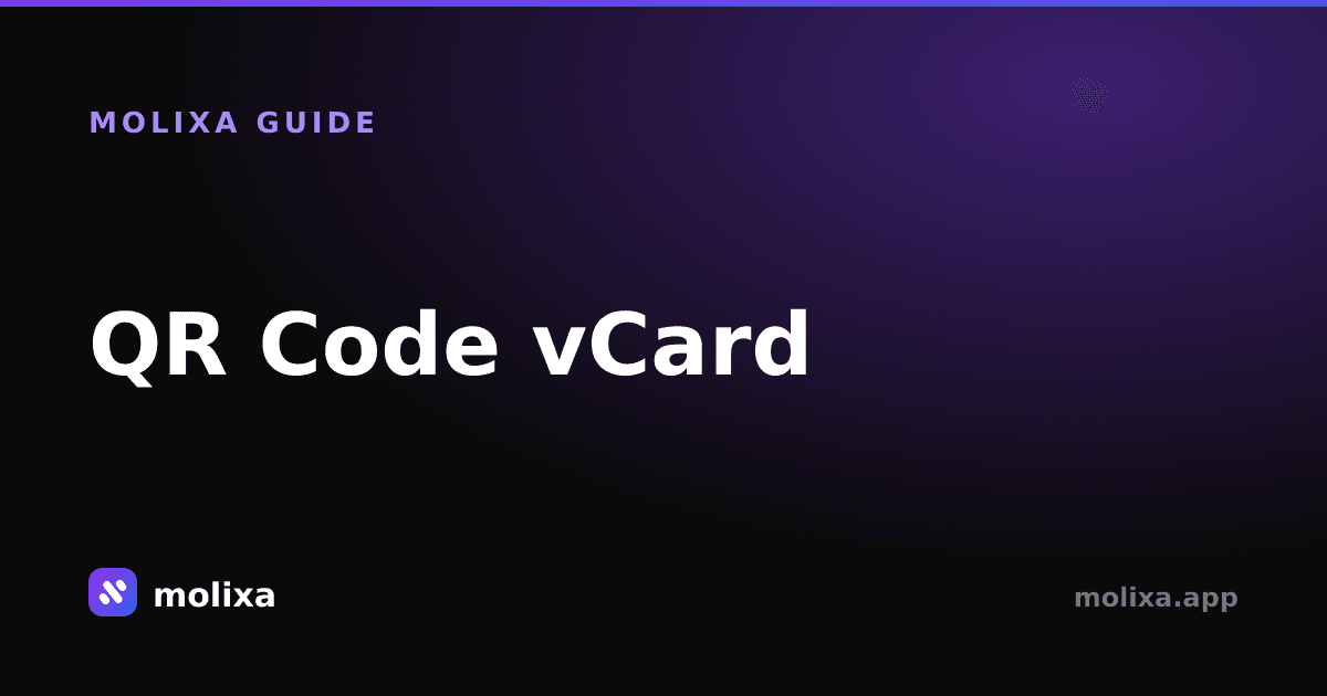QR Code vCard: Compartilhe Contatos em um Scan