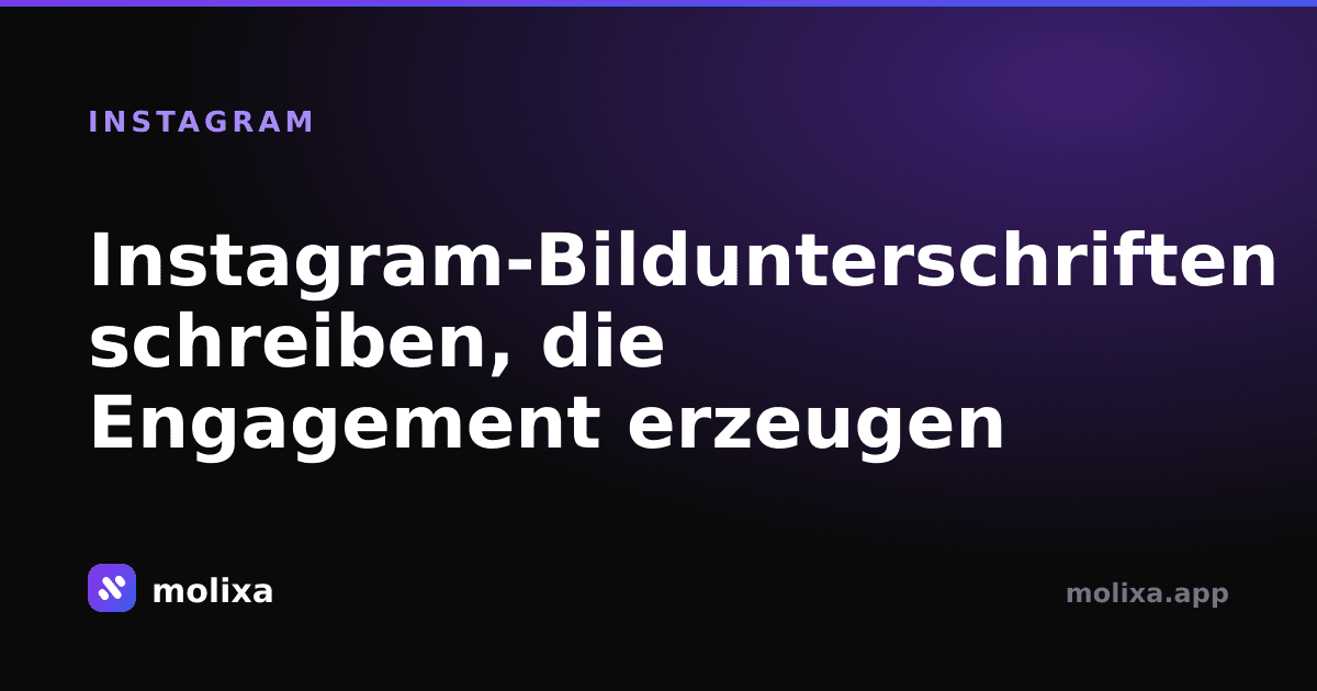 Instagram-Bildunterschriften schreiben, die Engagement erzeugen